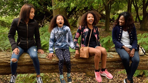 Family enjoying the outdoors